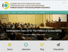 Tablet Screenshot of kehitystutkimus.fi